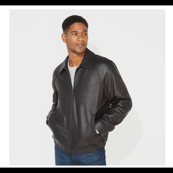 mens medium leather jacket